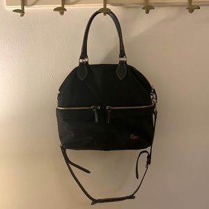 Dooney and Burke Black Handbag with Long Strap
